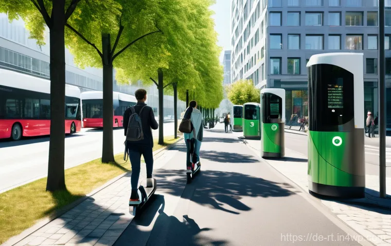 스마트시티 디자인의 글로벌 트렌드 분석 - Prompt 1: Smart Mobility in a German Urban Landscape**